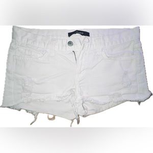 J Brand white jean shorts 25